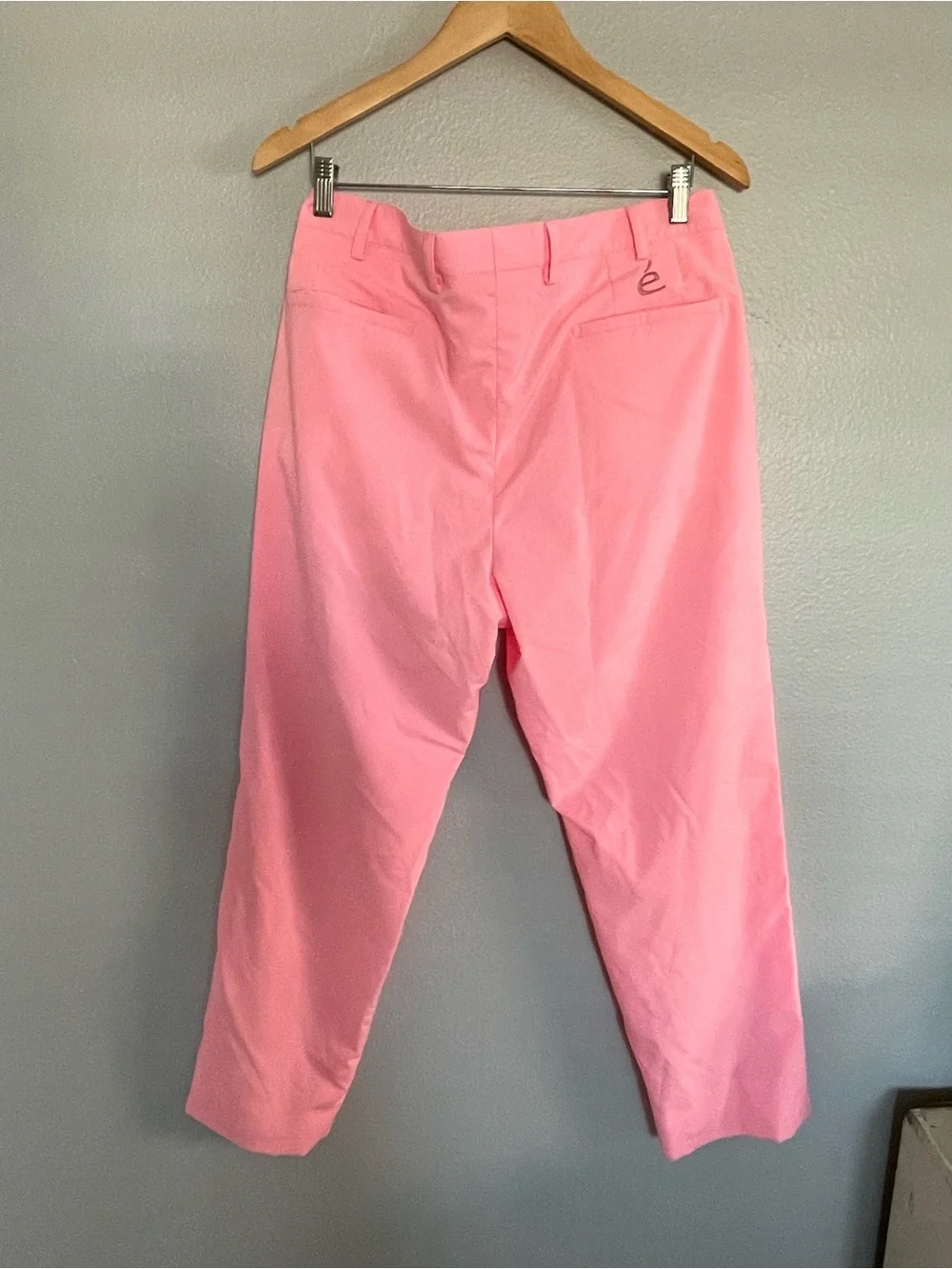 Men’s or women’s Pink Classic Chino Golf custom made Pants Unisex